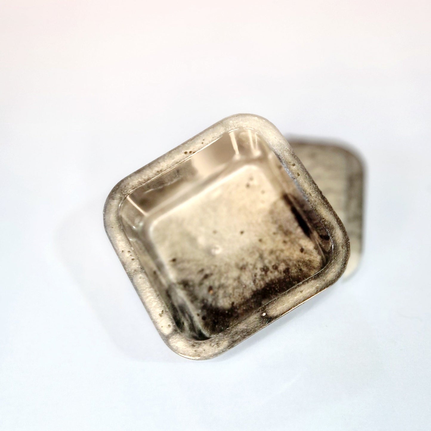 CaCaixa Decorativa em Resina com Tampa – Efeito Mármore