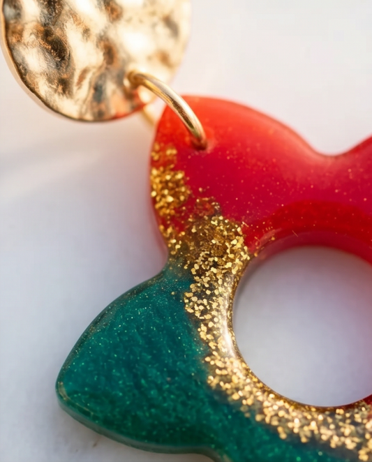 Boucles d'oreilles « Force Portugal »