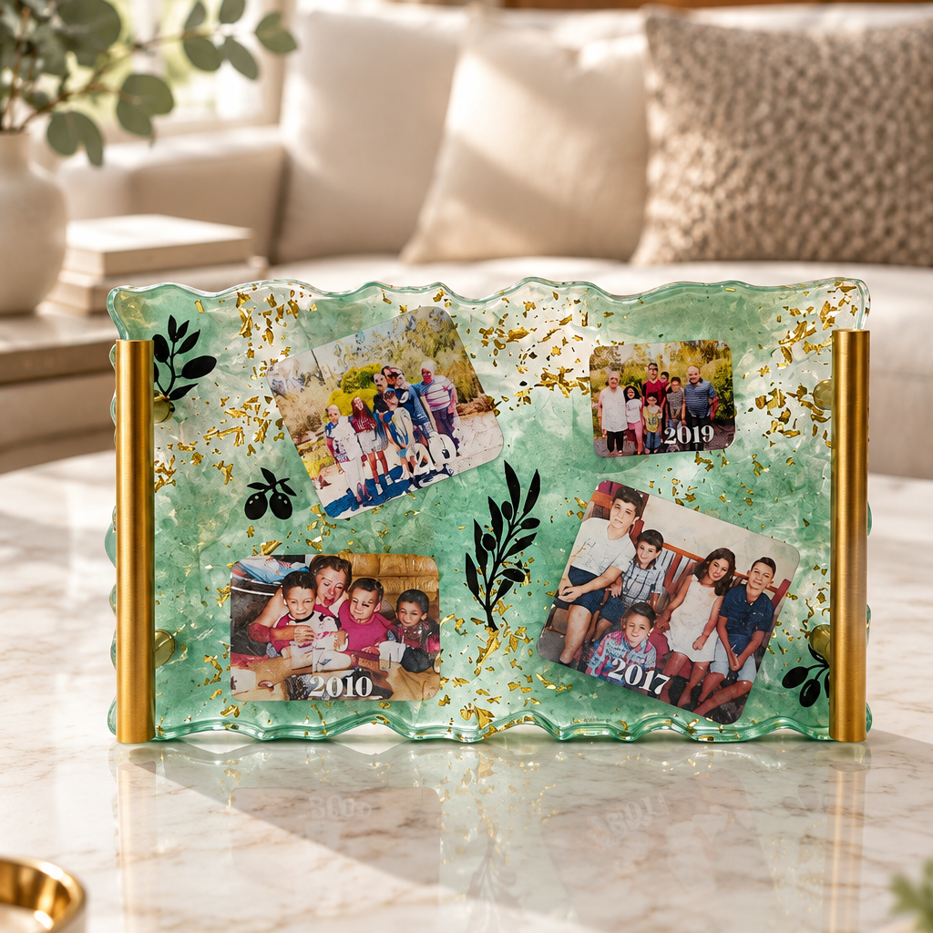Tabuleiro Personalizado com Fotografias de Família