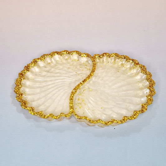 Twin Shells – Taça Decorativa em Conchas Duplas