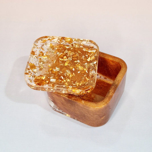 Caixa Decorativa em Resina com Tampa