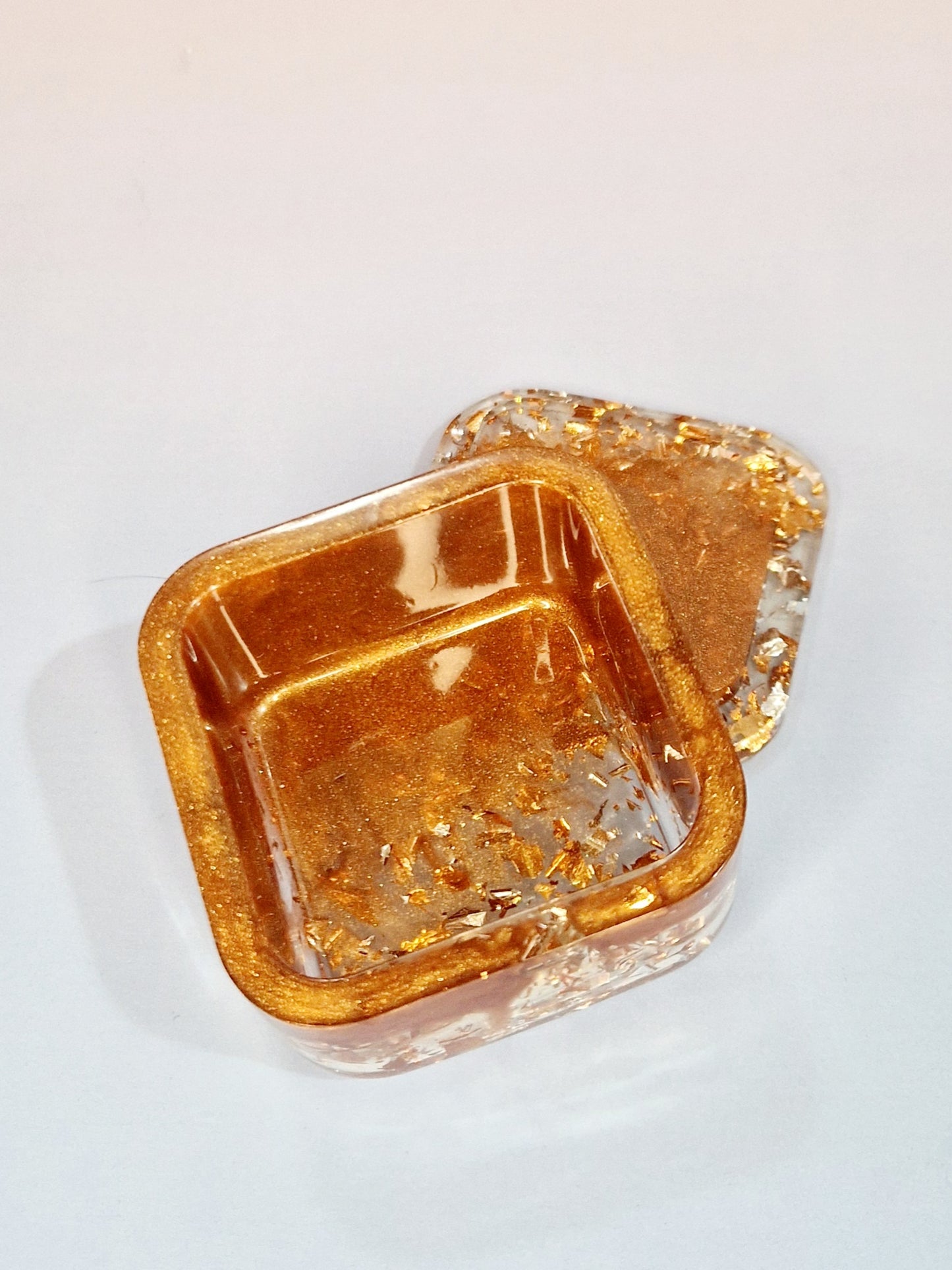 Caixa Decorativa em Resina com Tampa