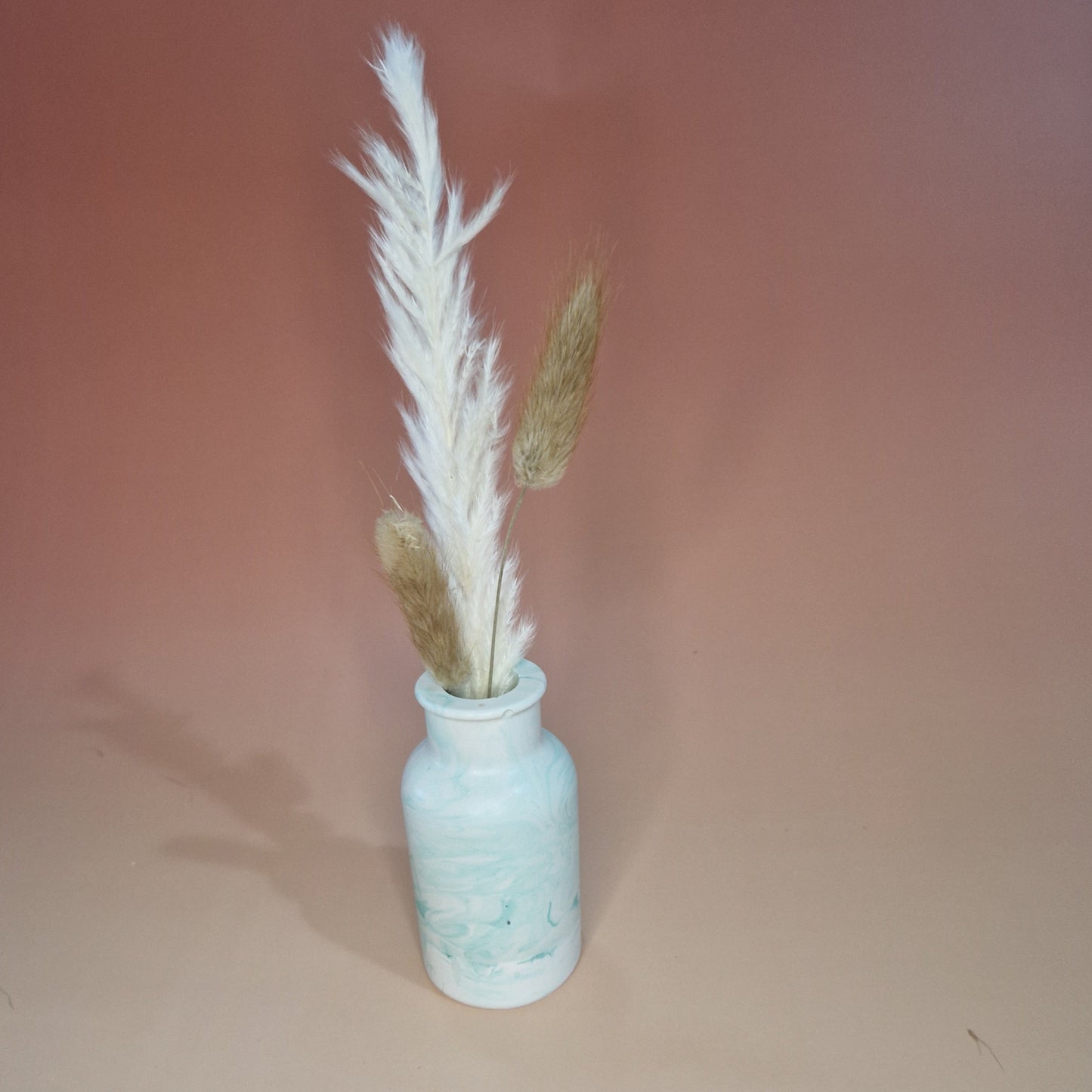 Vaso Decorativo Lilás Marmorizado