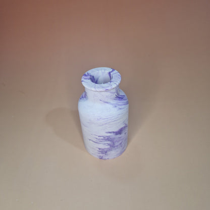 Vaso em Jesmonite Marmoreado Lilás