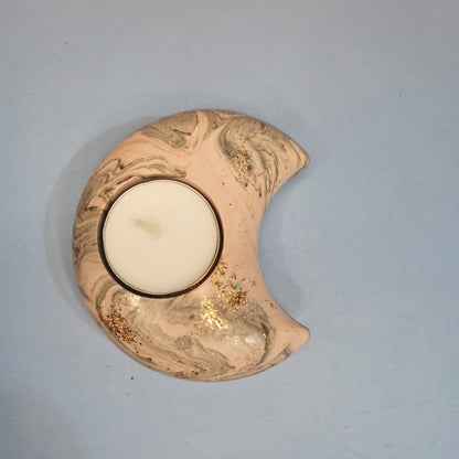 Golden Sky Set – 3 Jesmonite Candle Holders