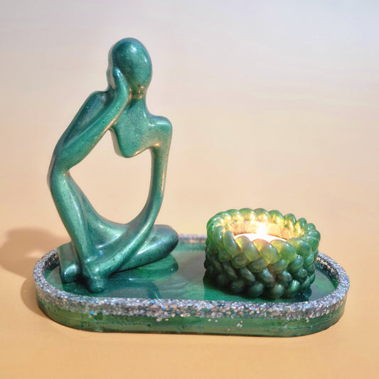 Conjunto Elegância Verde – 3 Peças