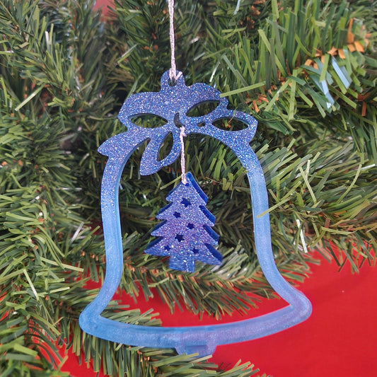 Enfeite de Natal “Sino com Pingente”