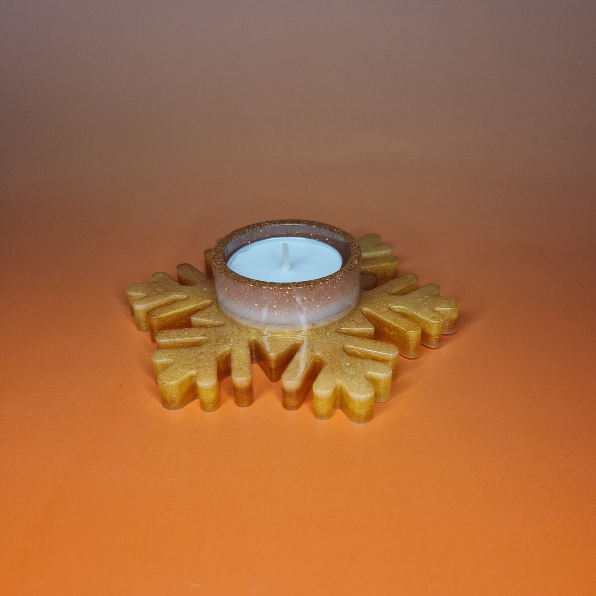 Snowflake Candle Holder – Ø 12 × 3.5 cm