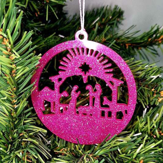 Enfeite de Natal – Presépio Estrela (10 cm)