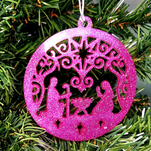 Enfeite de Natal – Presépio Ornamental (10 cm)