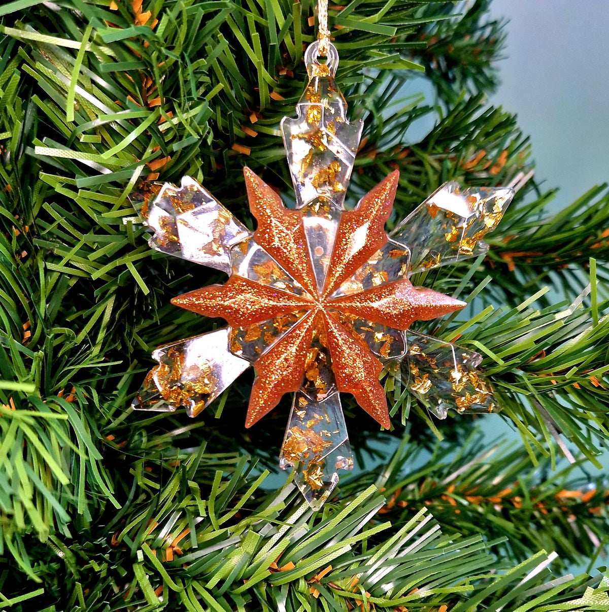 Christmas Ornament – 3D Snowflake (various colours