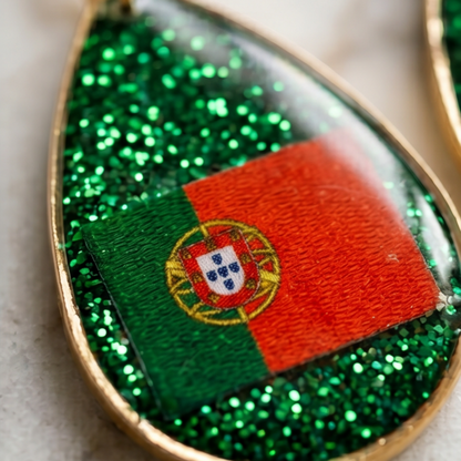 Portugal Flag Earrings – 2026 World Cup Limited Edition